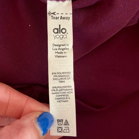 Alo Yoga High-Waist Airbrush Legging Size XS in Purple - Picture 5 of 5